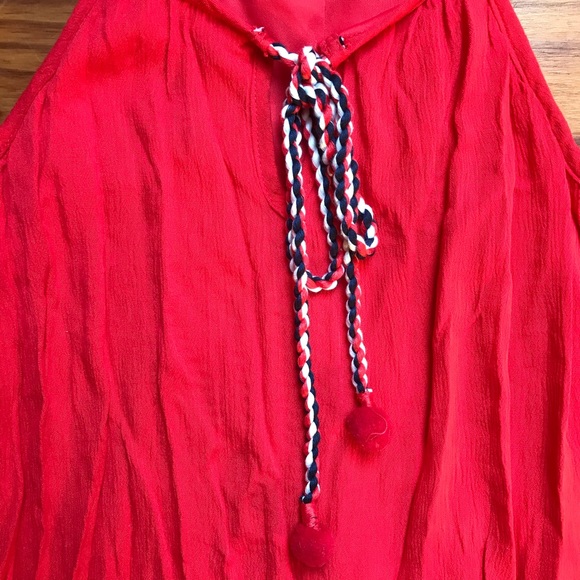 Lily Rose Red Sheath Tassle Dress, NWT, M - Picture 5 of 12